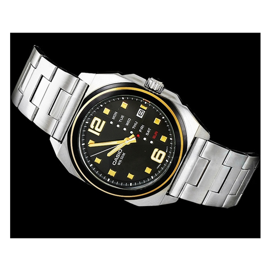 Casio Standard Day Date Chain Watch MTF-117BD-1AVDF