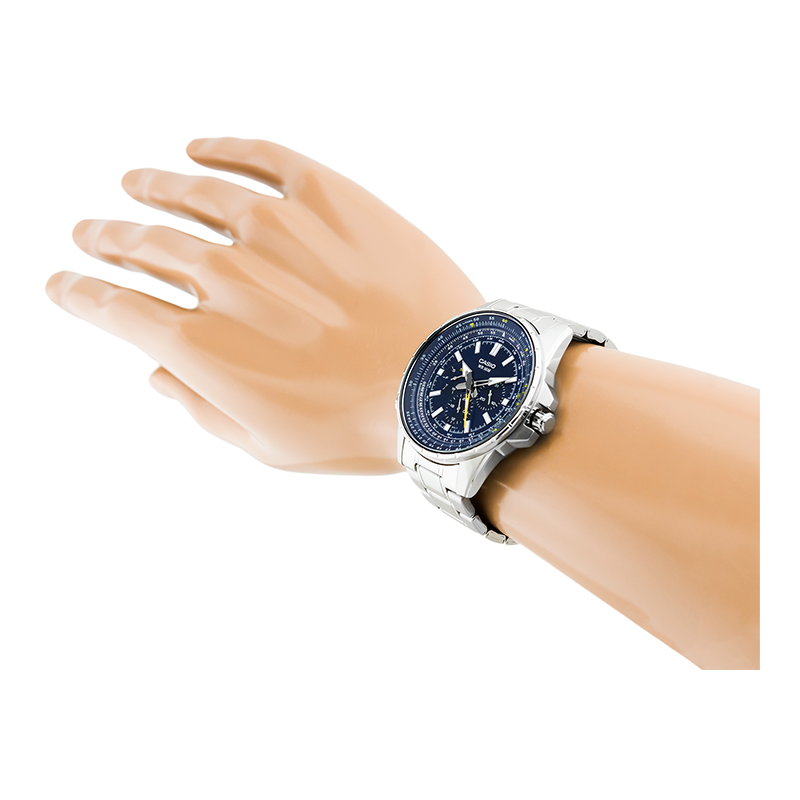 Casio Enticer Sweep Second Stainless Steel Chain Watch MTP-SW320D-2AVDF