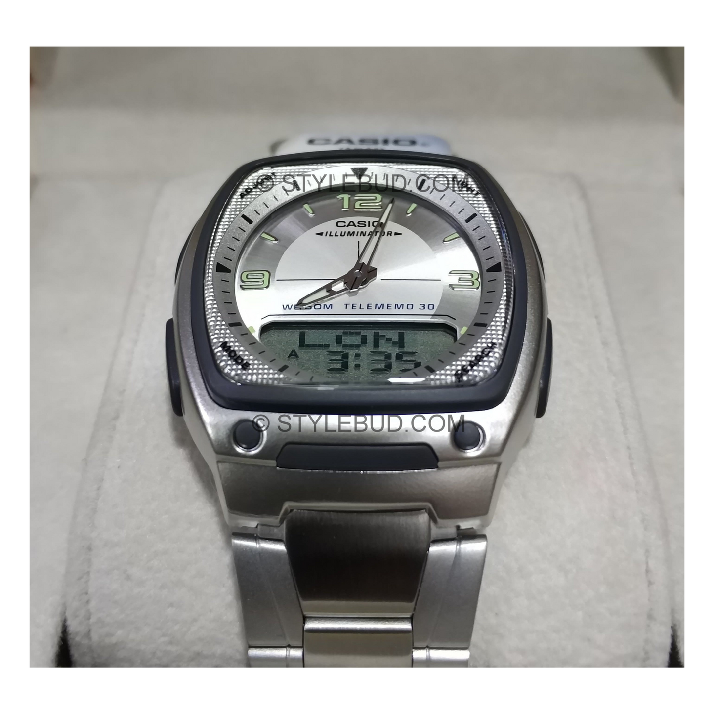 Casio Youth Dual Time Chain Watch AW-81D-7AVDF