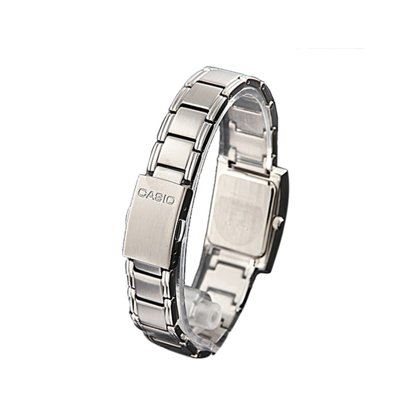 Casio Beside Date Stainless Steel Ladies Chain Watch BEL-100D-1AVDF
