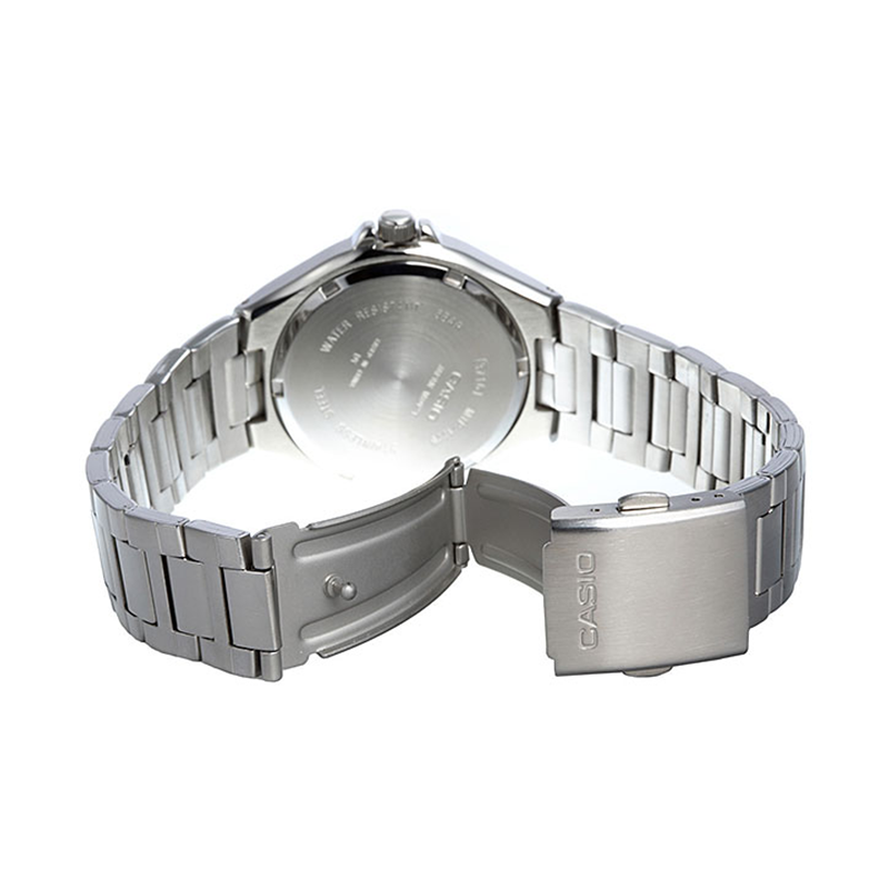 Casio Enticer Day Date Stainless Steel Chain Watch MTP-1228D-7AVDF