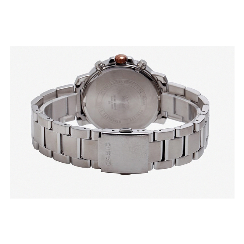Casio Beside Chronograph Stainless Steel Chain Watch BEM-506BD-7AVDF