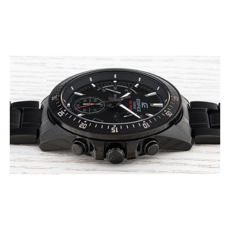 Casio Edifice Chronograph Stainless Steel Black Chain Watch EFV-540DC-1AVUDF