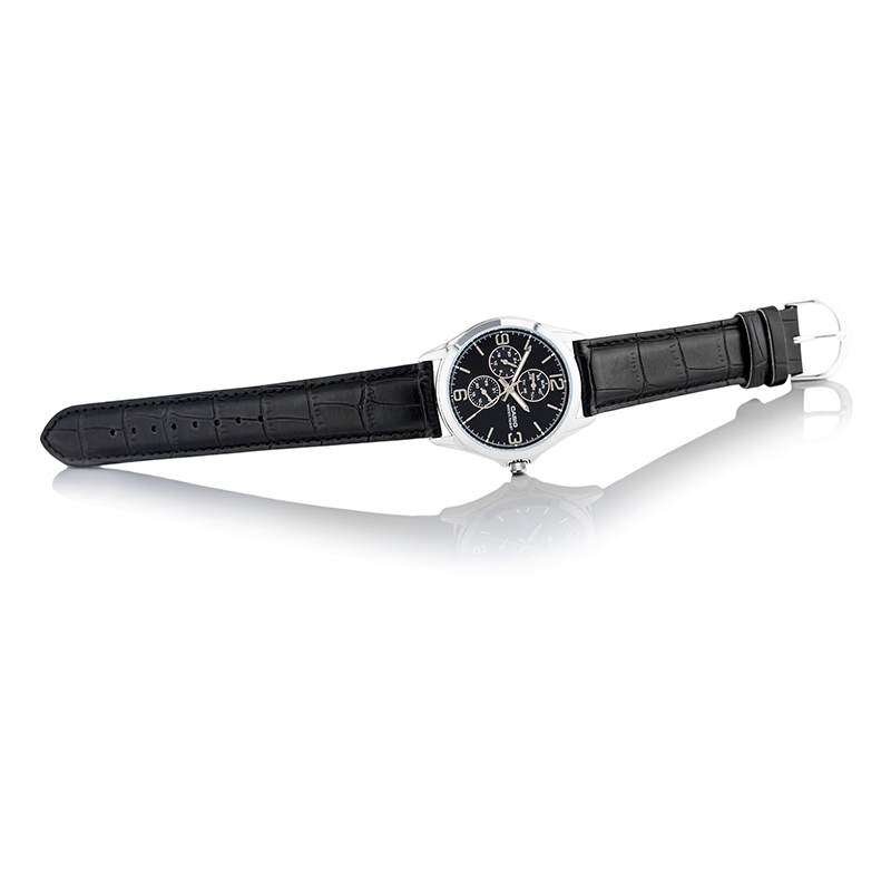 Casio Enticer Multifunction Silver Belt Watch MTP-V301L-1AUDF