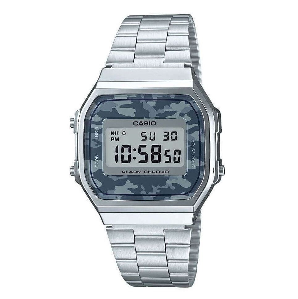Casio Vintage Illuminator Digital Chain Watch A168WEC-1DF