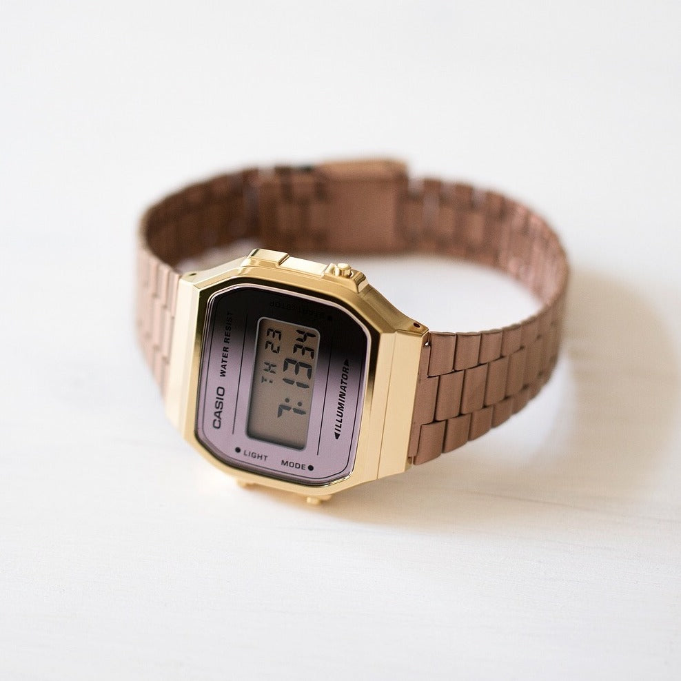Casio Vintage Illuminator Digital Chain Watch A168WECM-5DF