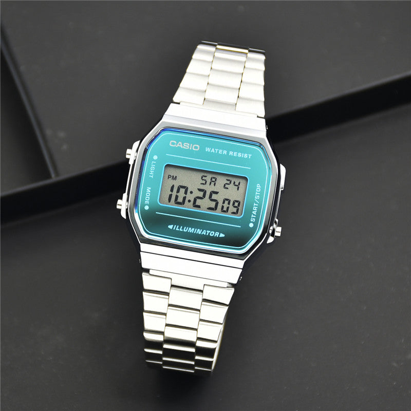Casio Vintage Illuminator Digital Chain Watch A168WEM-2DF