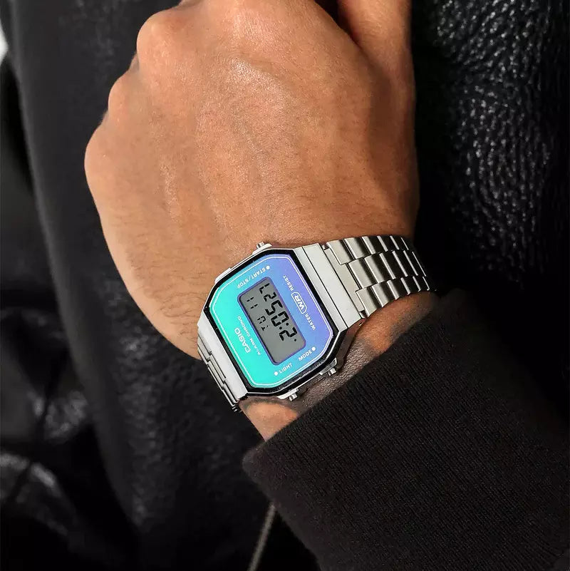 Casio Vintage Illuminator Digital Chain Watch A168WER-2ADF
