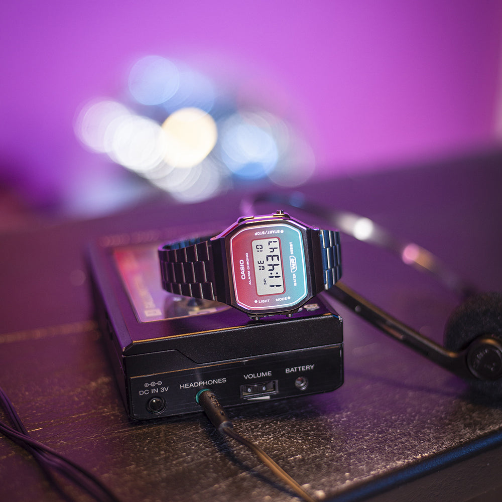 Casio Vintage Illuminator Digital Chain Watch A168WERB-2ADF