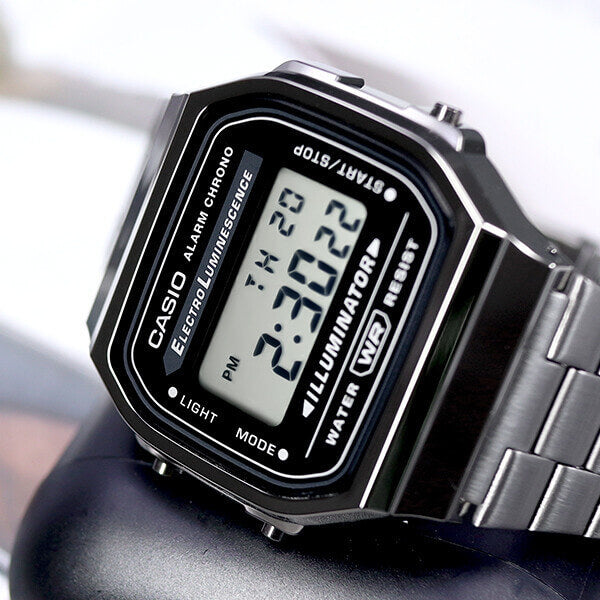Casio Vintage Illuminator Digital Chain Watch A168WGG-1ADF