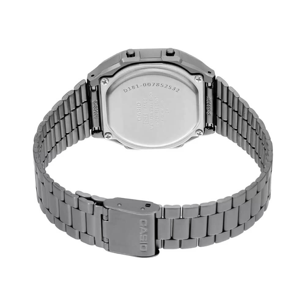 Casio A168WGG-1BDF Vintage Illuminator Digital Chain Watch