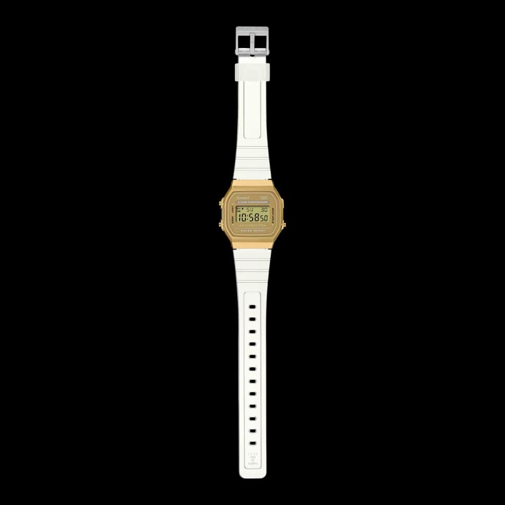 Casio Vintage Illuminator Digital Resin Belt Watch A168XESG-9ADF