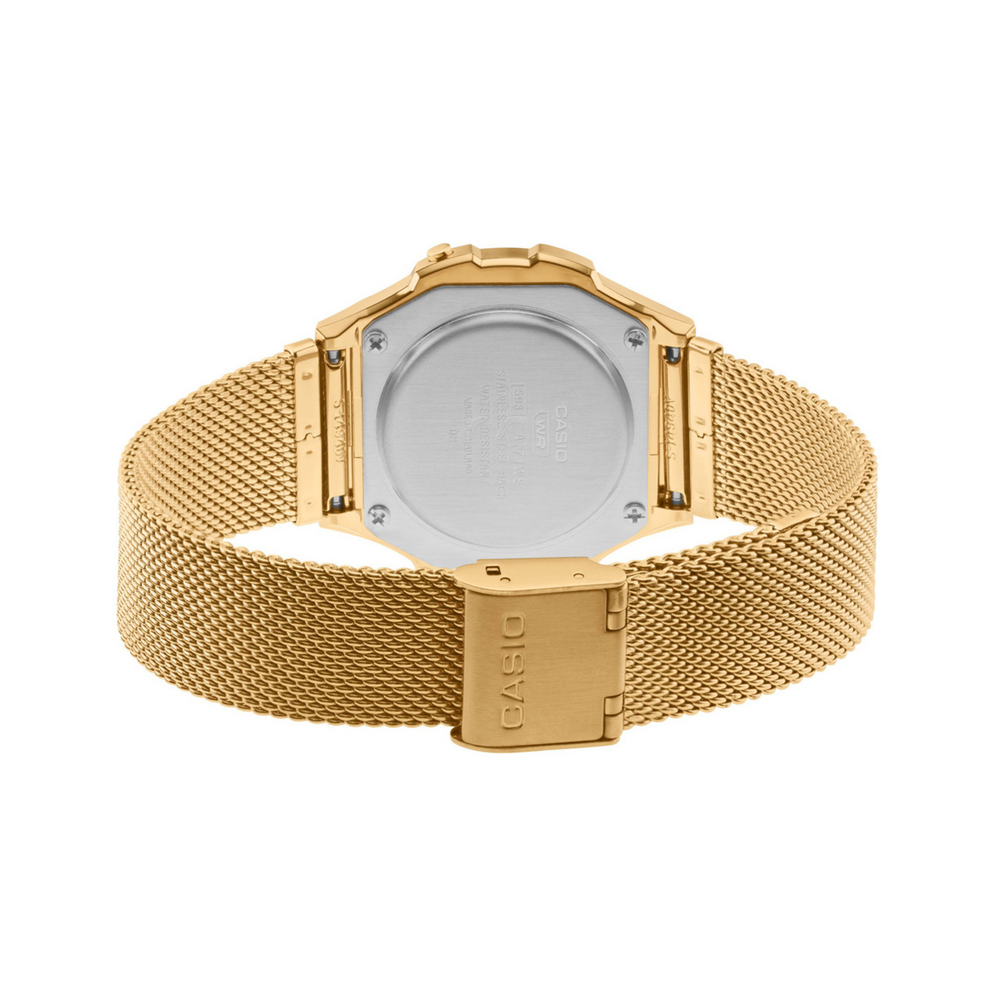 Casio Vintage Digital Golden Mesh Chain Watch A171WEMG-9ADF