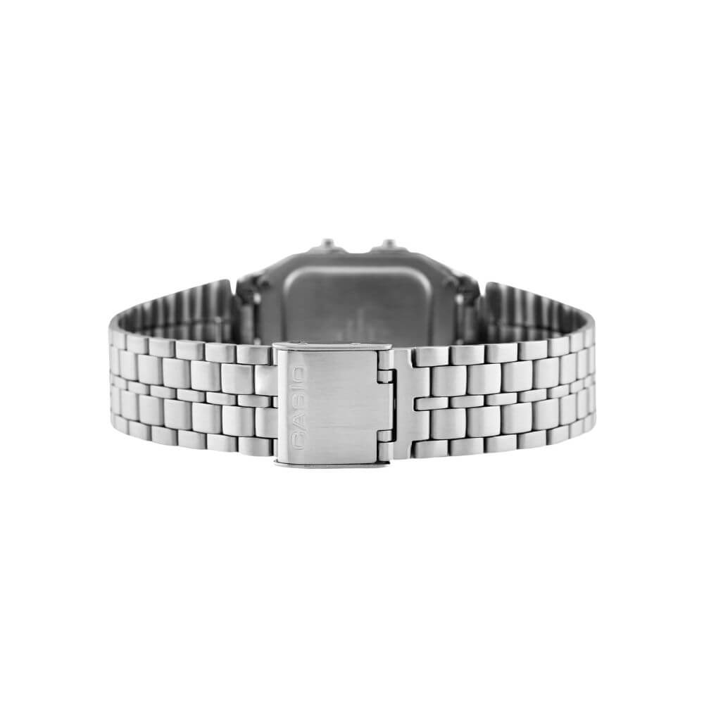 Casio Vintage World Time Digital Chain Watch A500WA-1DF