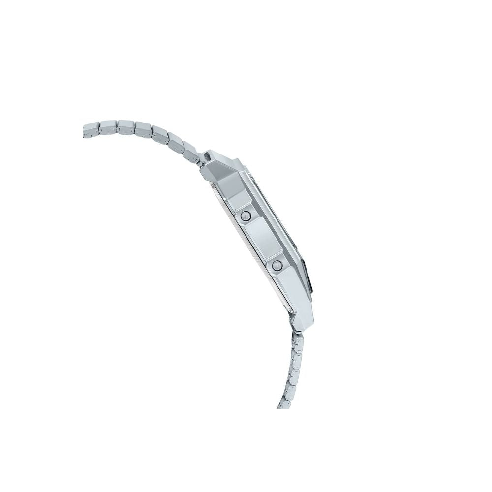 Casio Vintage Dual Time Silver Chain Watch AQ-800E-1ADF
