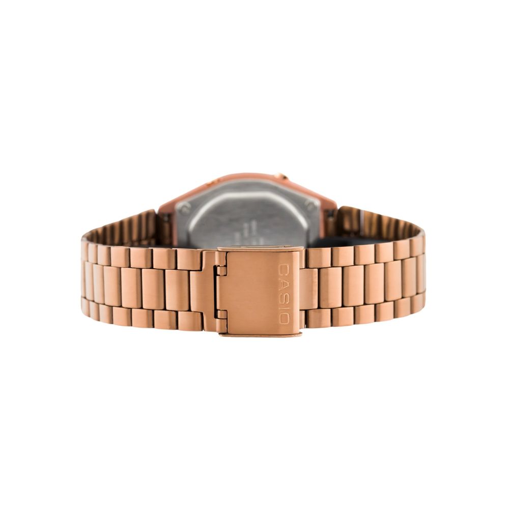 Casio Vintage Digital Rose Gold Chain Watch B640WC-5ADF