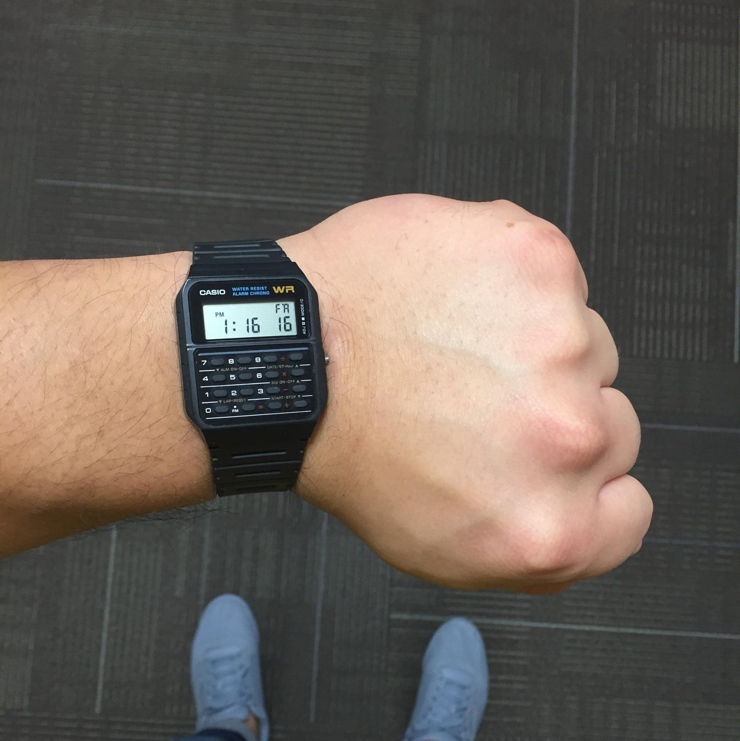 Casio Vintage Calculator Resin Belt Watch CA-53W-1Z
