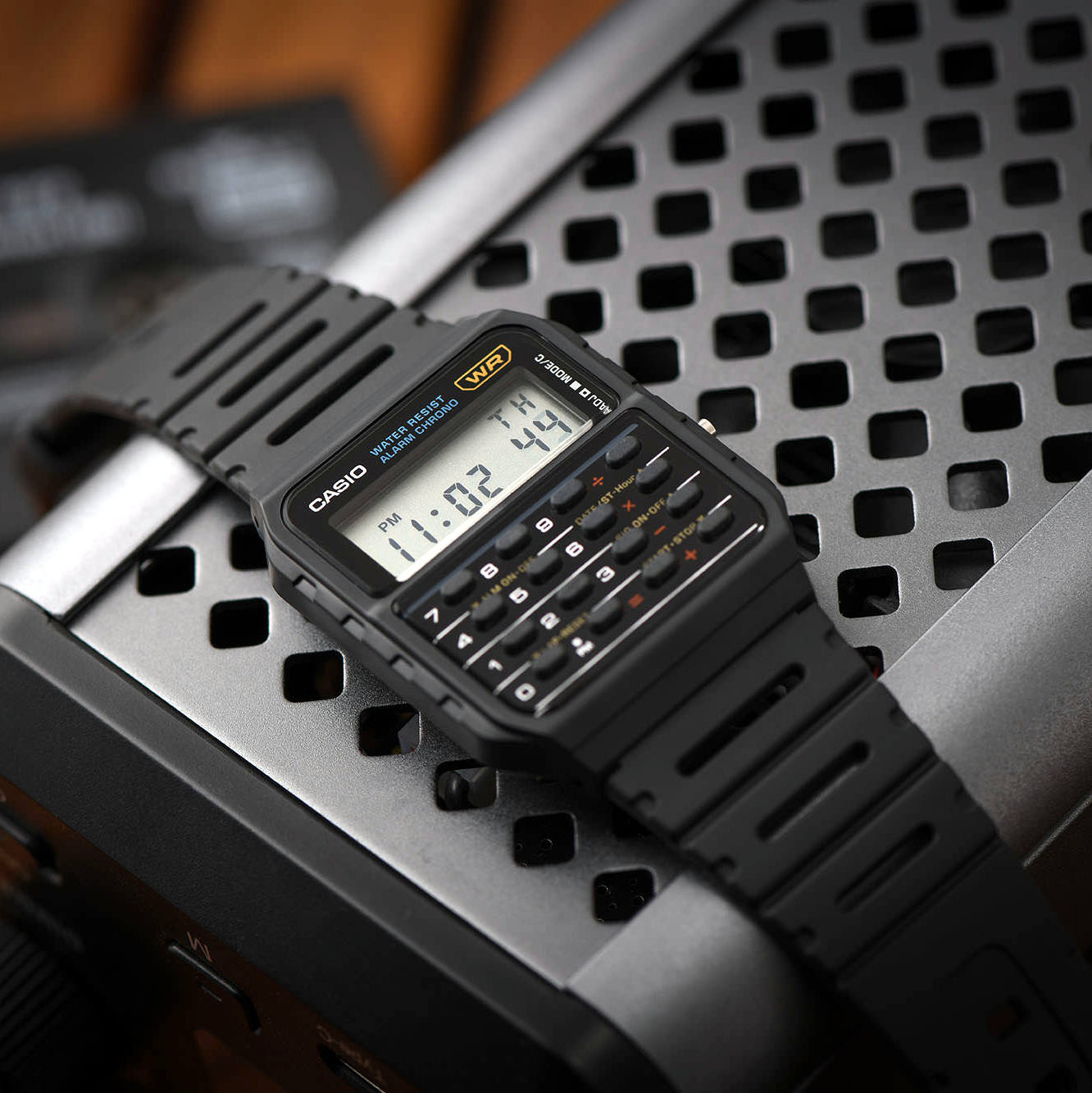 Casio Vintage Calculator Resin Belt Watch CA-53W-1Z
