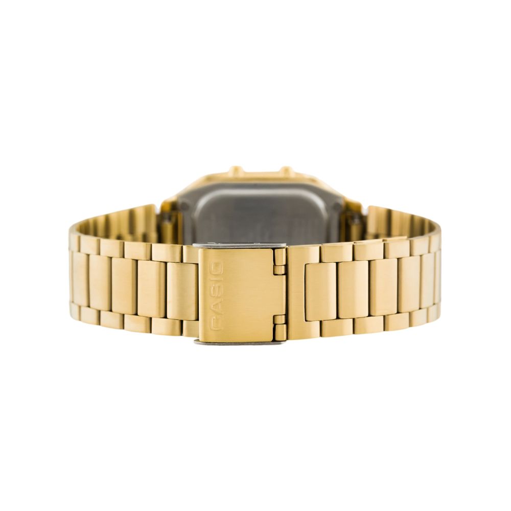 Casio Vintage Illuminator Data Bank Golden Chain Watch DB-360G-9ADF