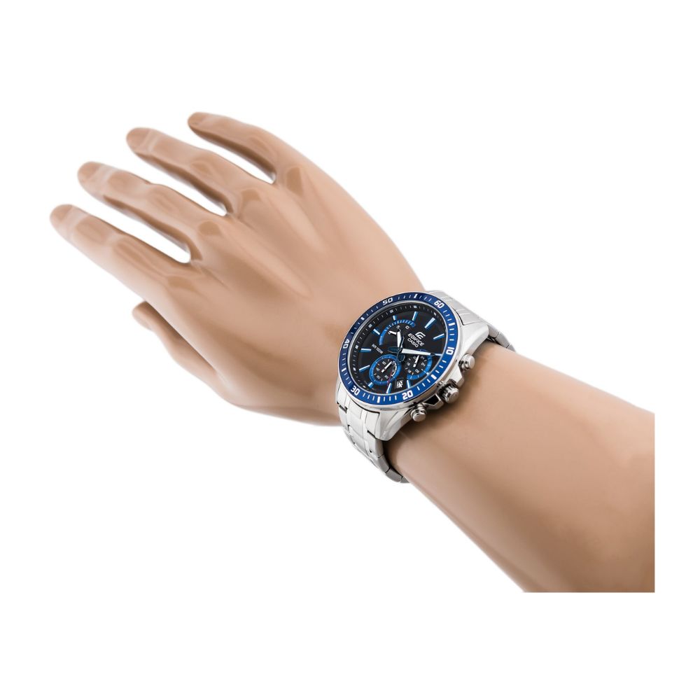 Casio Edifice Chronograph Stainless Steel Chain Watch EFR-552D-1A2VUDF