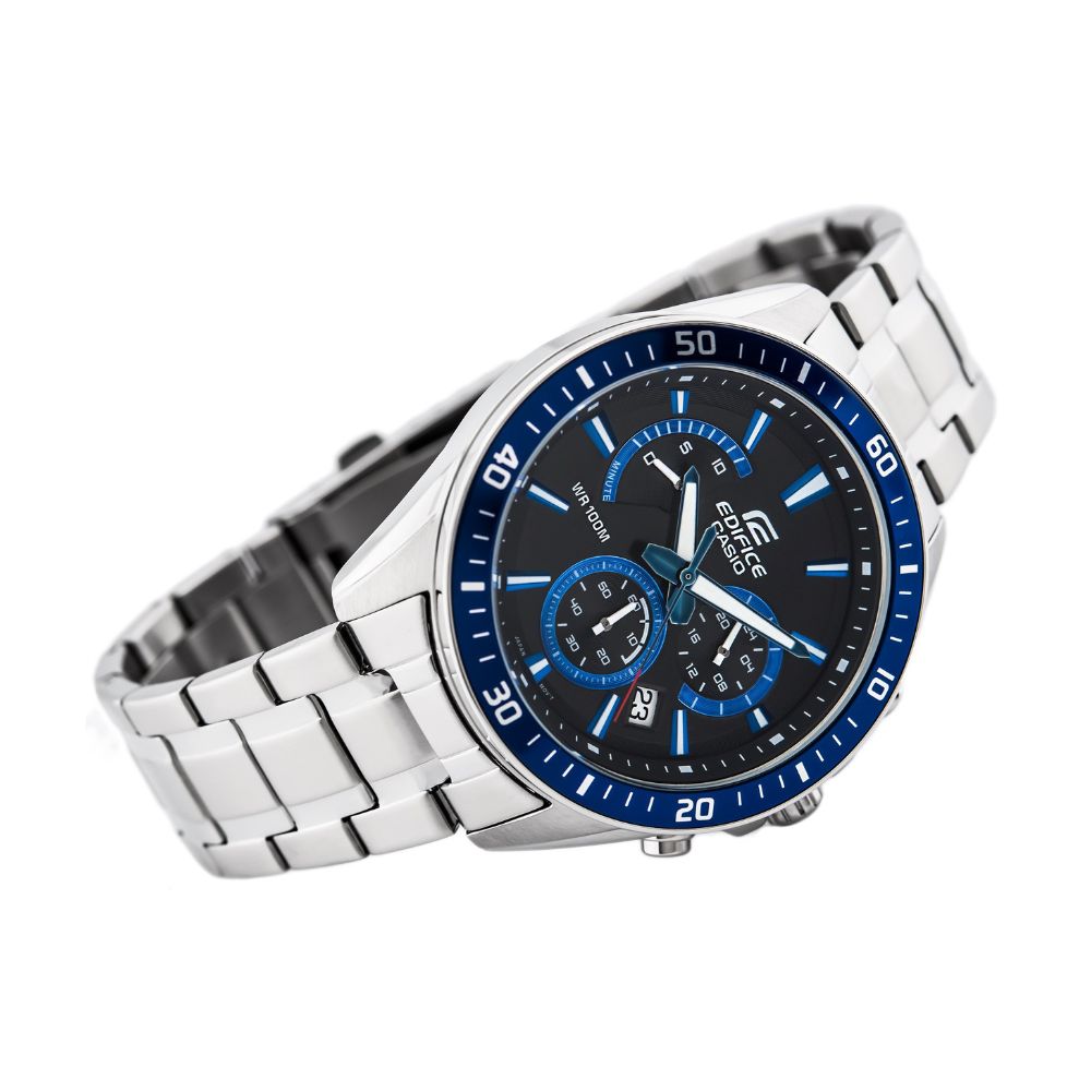 Casio Edifice Chronograph Stainless Steel Chain Watch EFR-552D-1A2VUDF