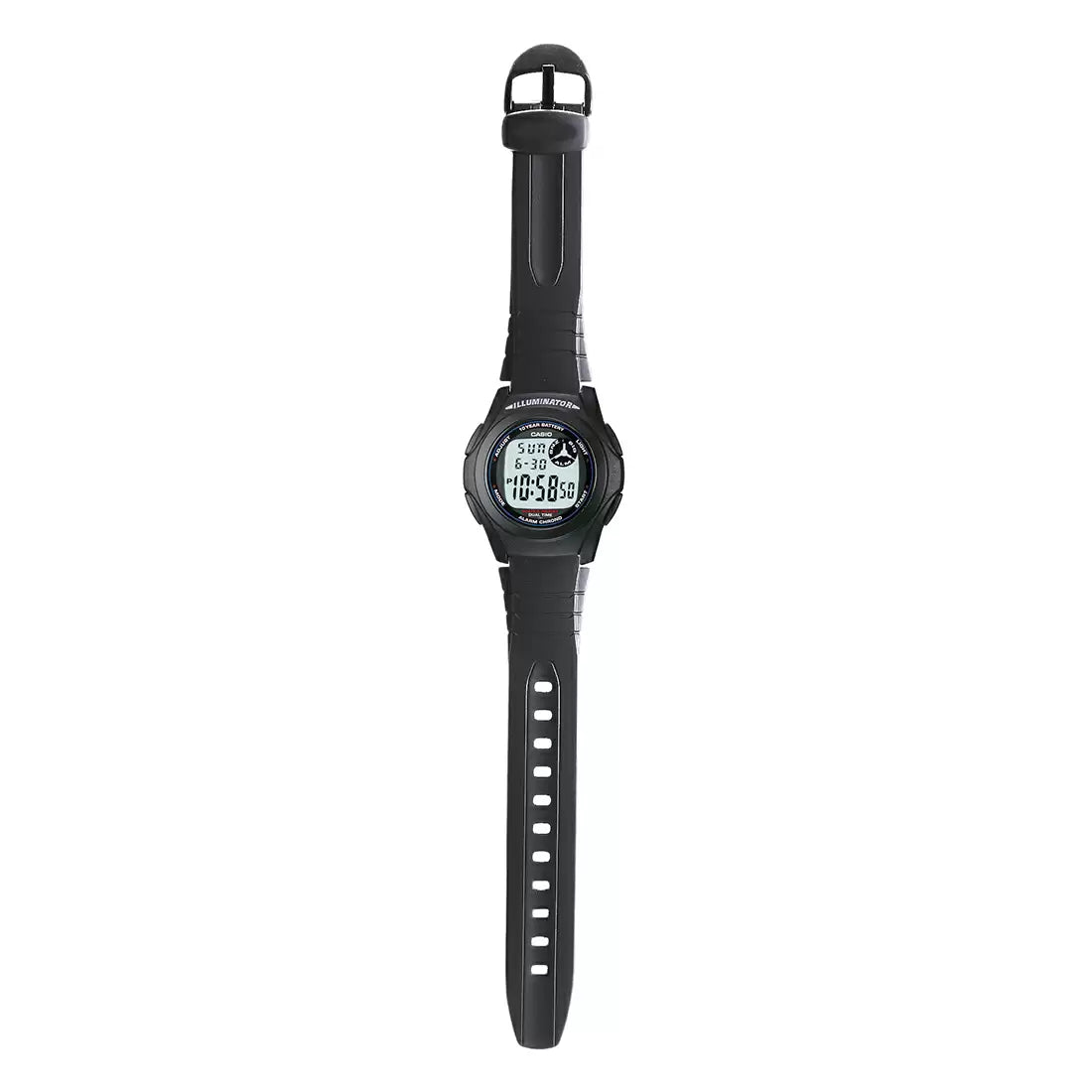 Casio Youth Dual Time Resin Belt Watch F-200W-1ADF