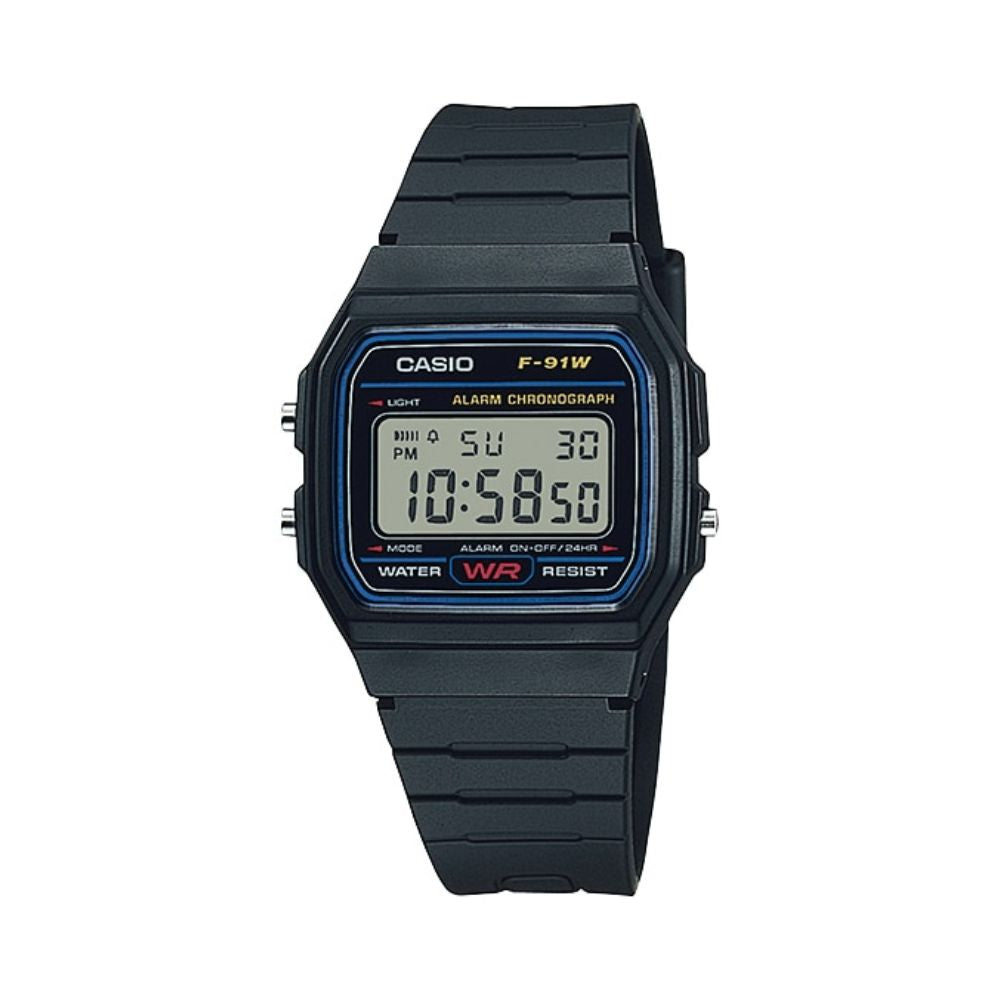 Casio F-91W-1DG Vintage Digital Unisex Resin Watch