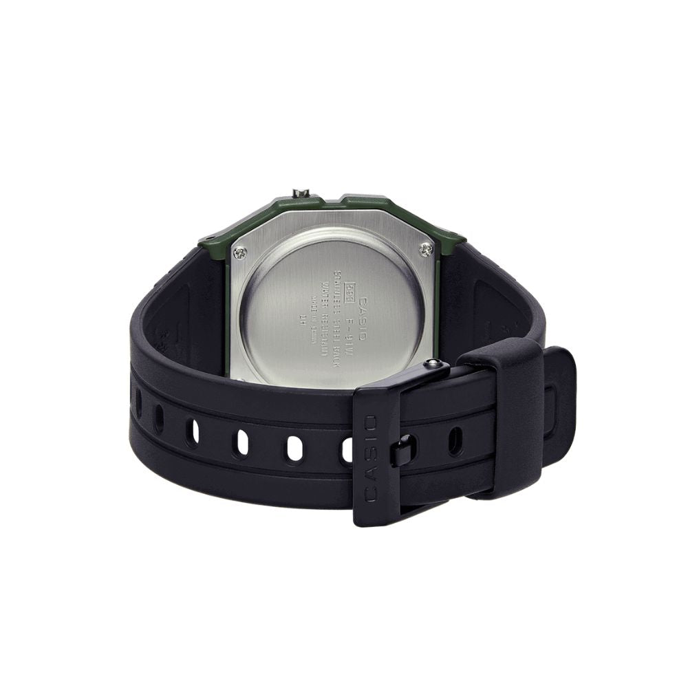 Casio F-91WM-3ADF Vintage Digital Unisex Resin Watch