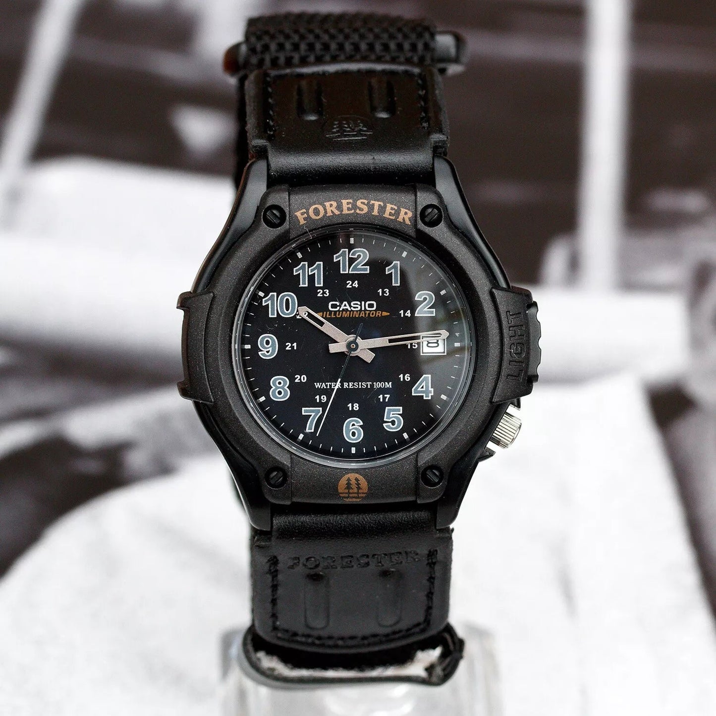 Casio FT-500WC-1BVCF Forester Cloth Belt Men’s Watch