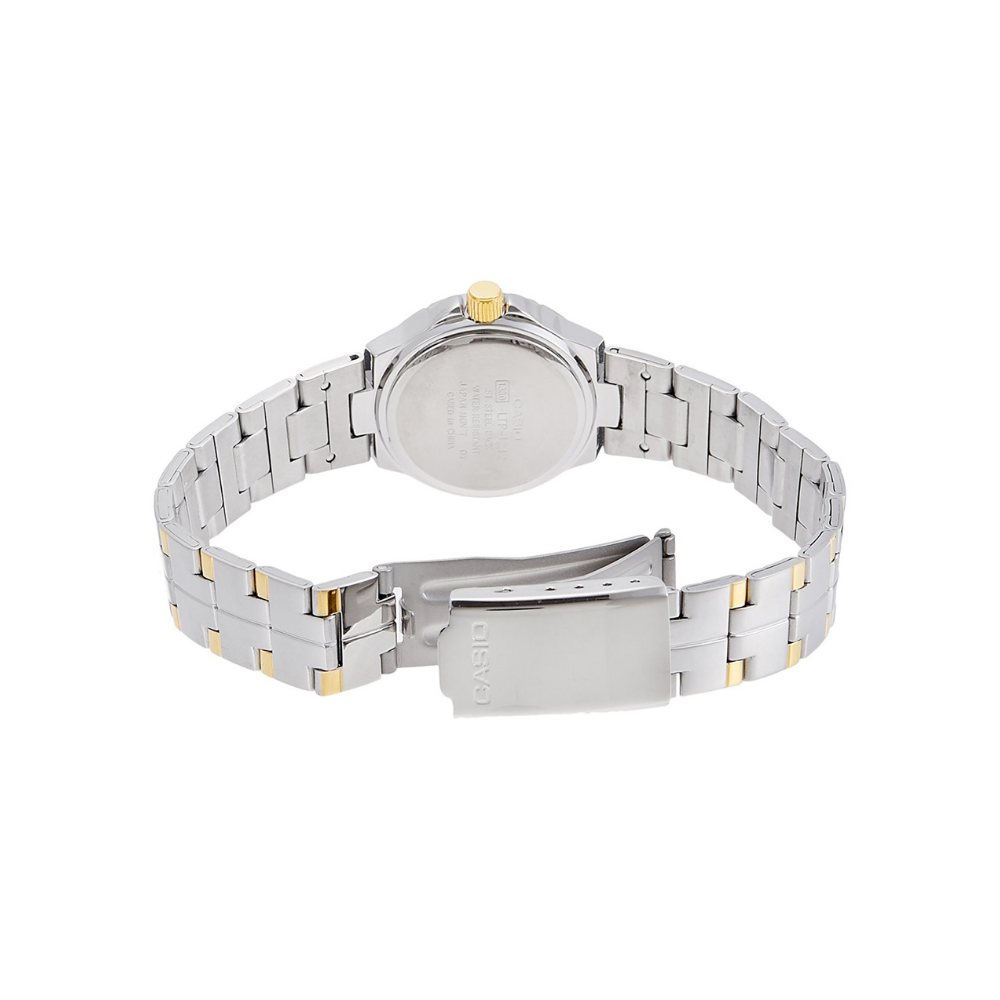 Casio Enticer Two Tone Ladies Chain Watch LTP-1242SG-1CDF