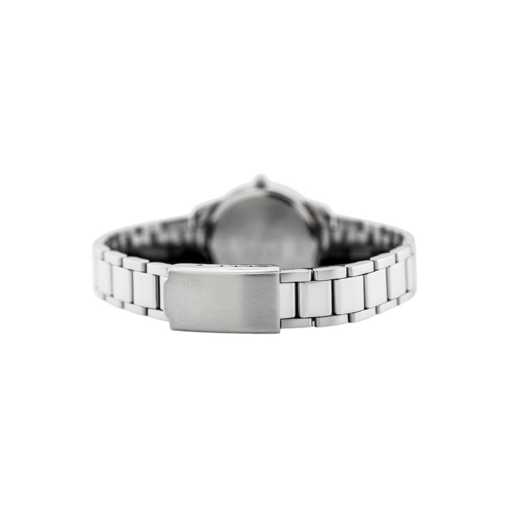 Casio Enticer Silver Ladies Chain Watch LTP-1303D-1AVDF