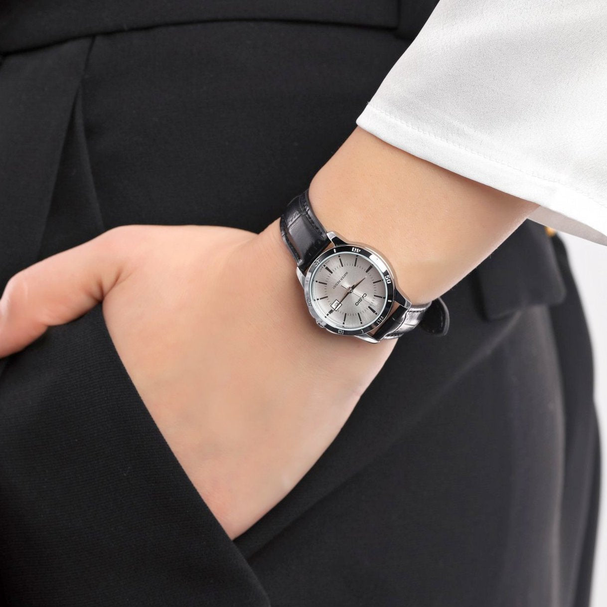 Casio Standard Date Ladies Belt Watch LTP-V004L-7AUDF