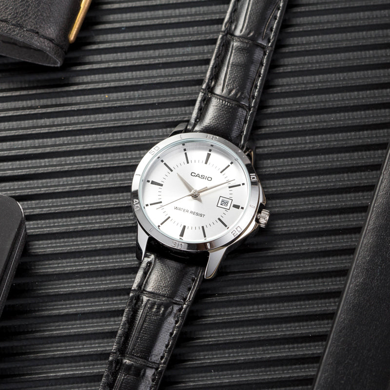 Casio Standard Date Ladies Belt Watch LTP-V004L-7AUDF