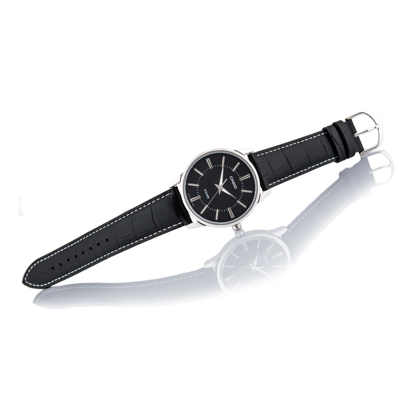 Casio Enticer Leather Belt Watch MTP-1303L-1AVDF