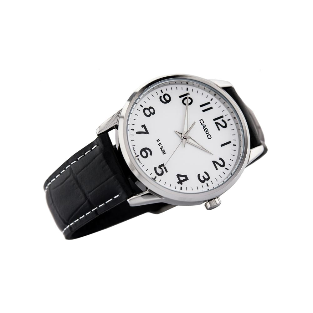 Casio Enticer Leather Belt Watch MTP-1303L-7BVDF