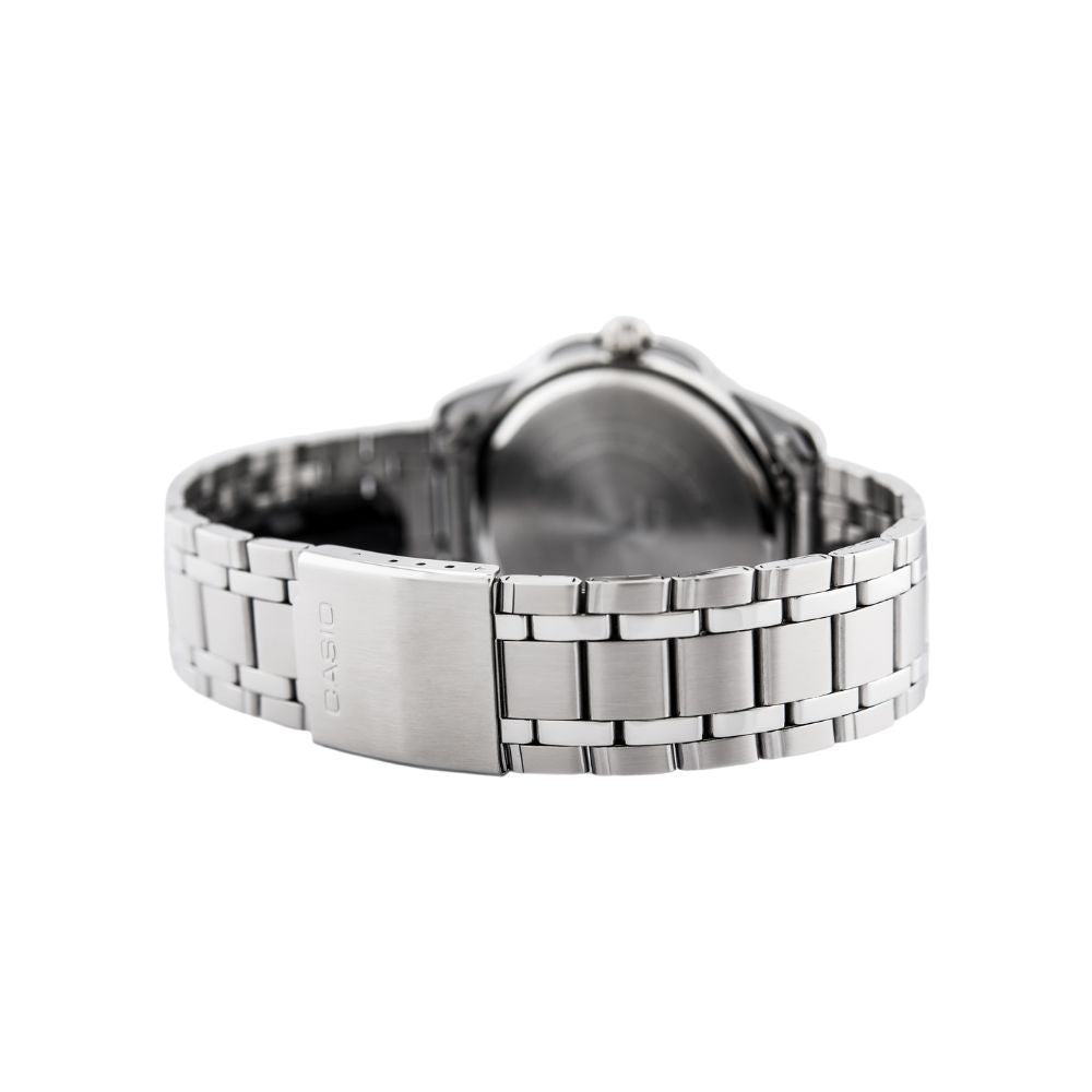 Casio Enticer Date Silver Chain Watch MTP-1314D-2AVDF