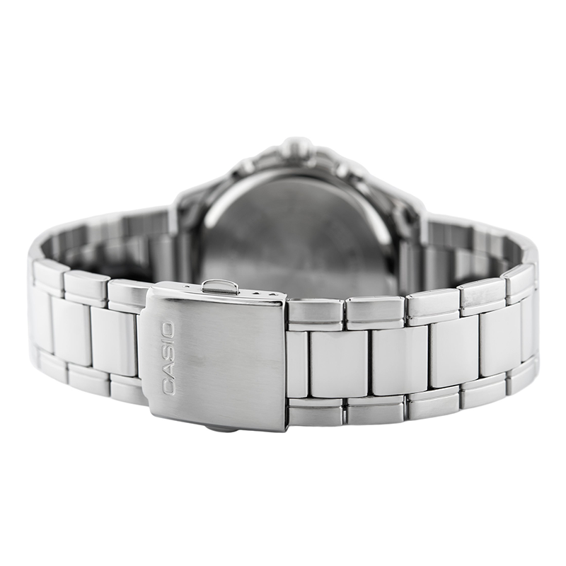 Casio Enticer Multifunction Silver Chain Watch MTP-1374D-7AVDF