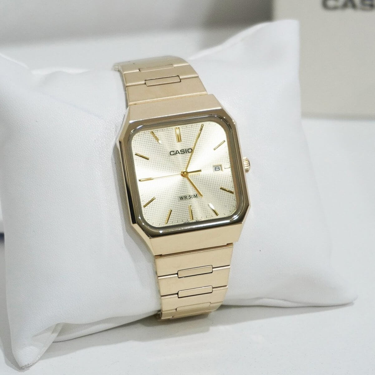 Casio Standard Date Chain Watch MTP-B185G-9AVDF
