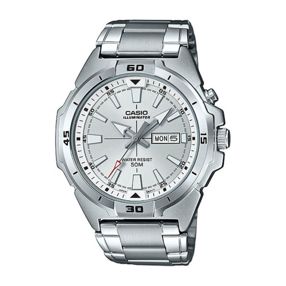 Casio Enticer Day Date Illuminator Chain Watch MTP-E203D-7AVDF
