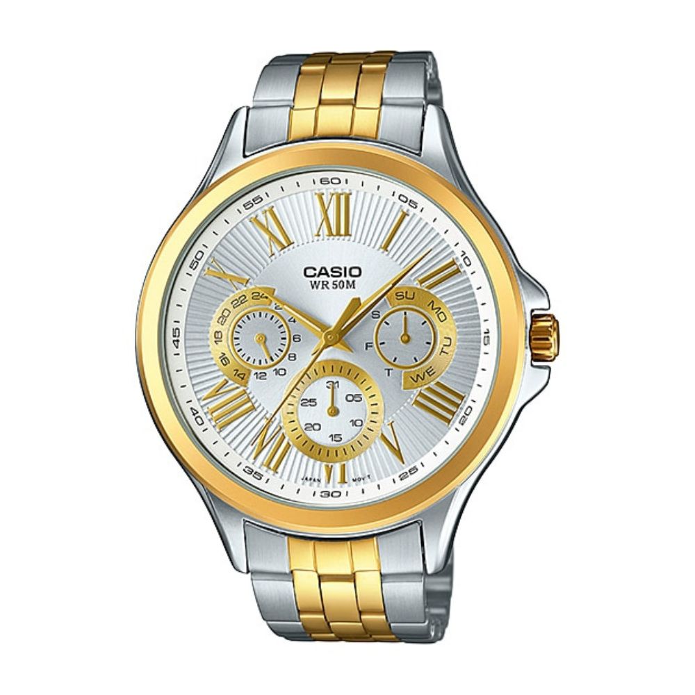 Casio Enticer Multifunction Chain Watch MTP-E308SG-7AVDF