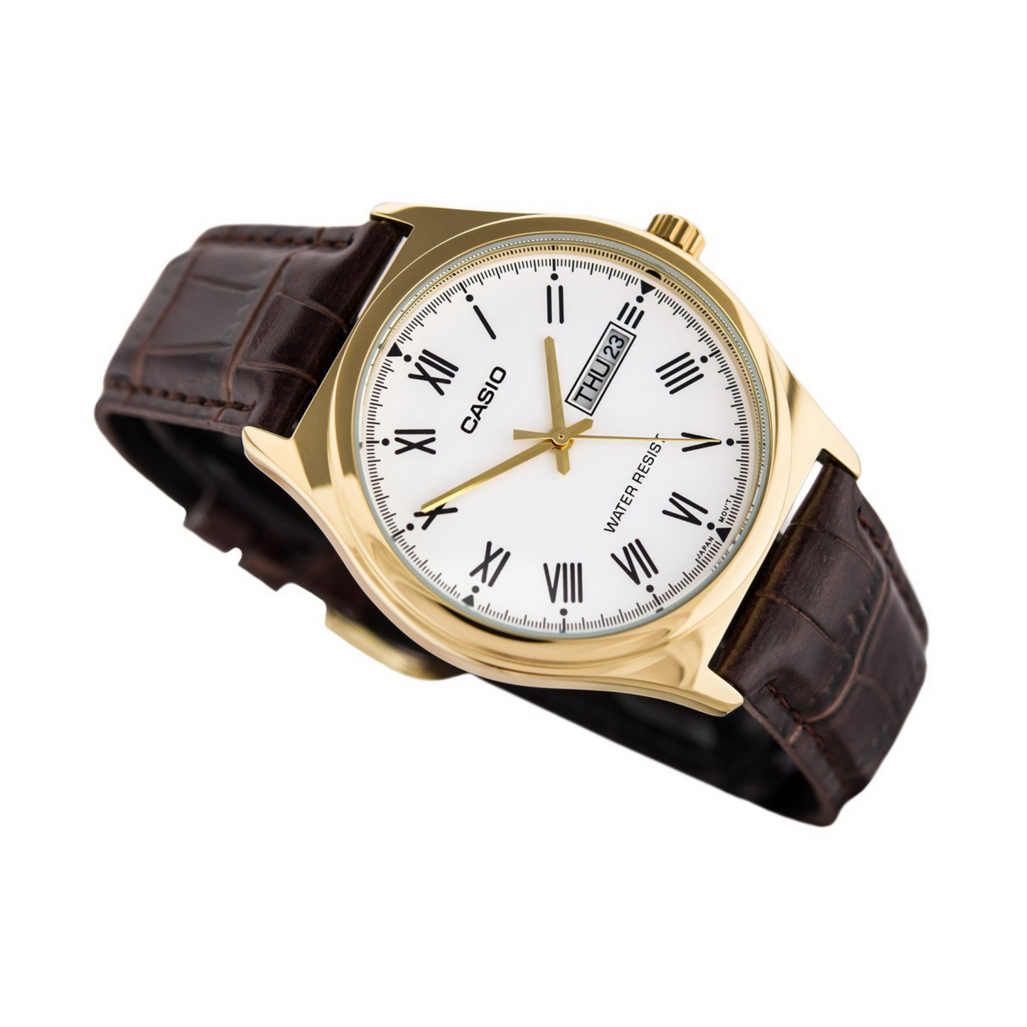 Casio Standard Day Date Belt Watch MTP-V006GL-7BUDF