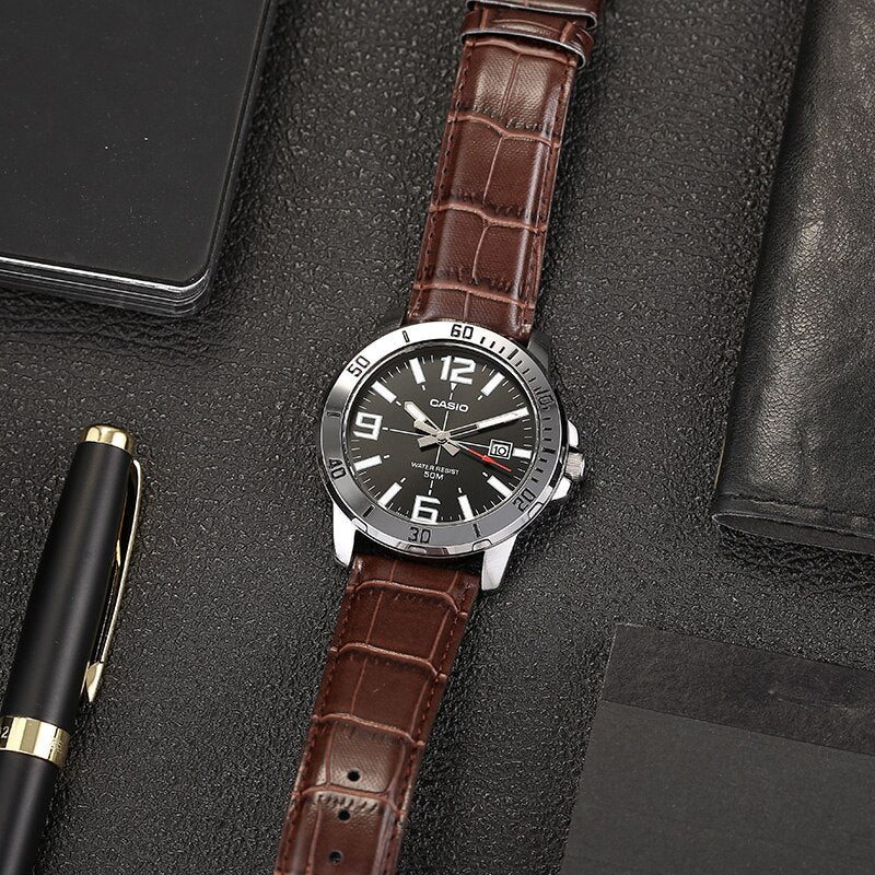 Casio Enticer Date Belt Watch MTP-VD01L-1BVUDF