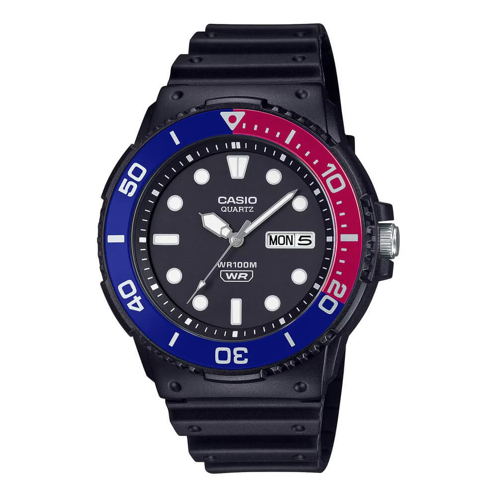 Casio Standard Day Date Resin Belt Watch MRW-230H-1E2VDF