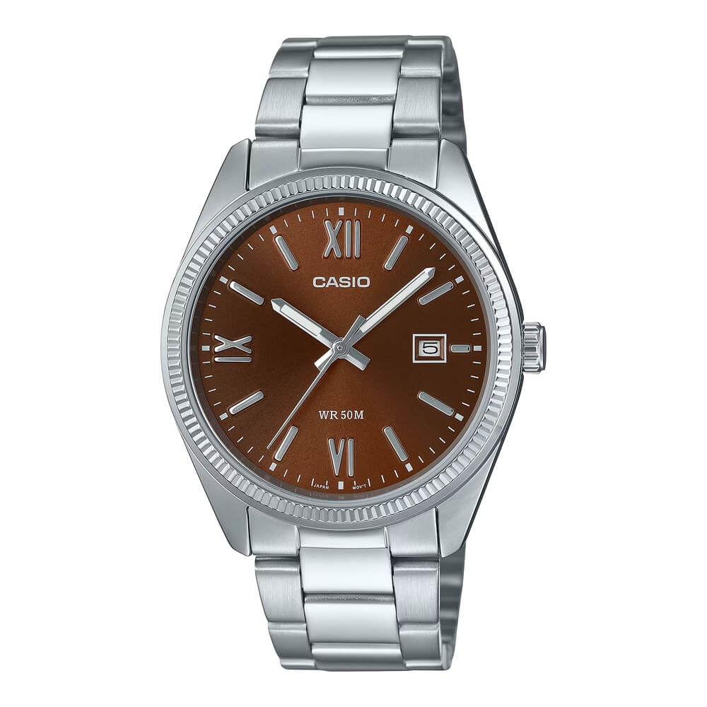Casio Enticer Date Chain Watch MTP-1302DD-5AVDF
