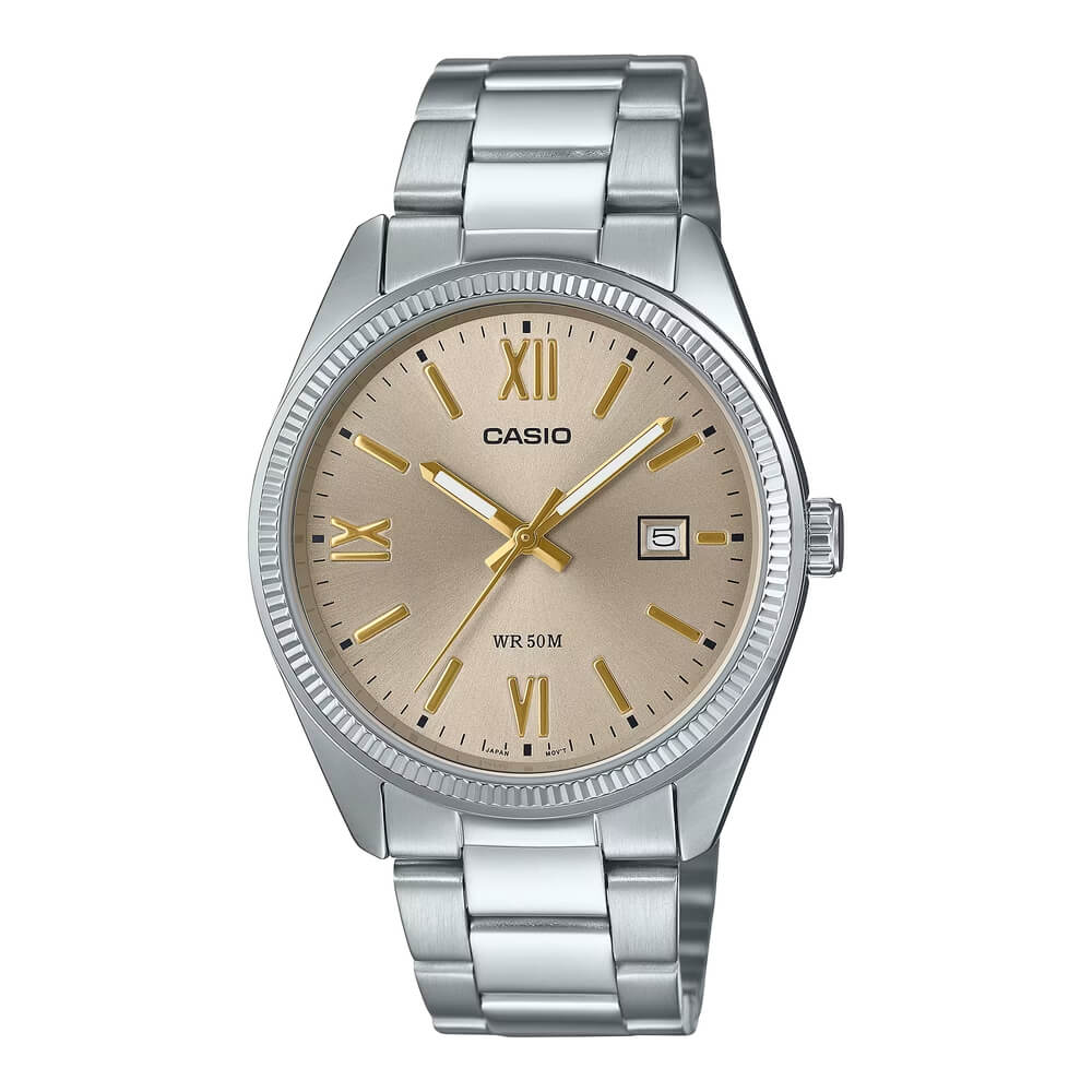 Casio Enticer Date Chain Watch MTP-1302DD-9AVDF