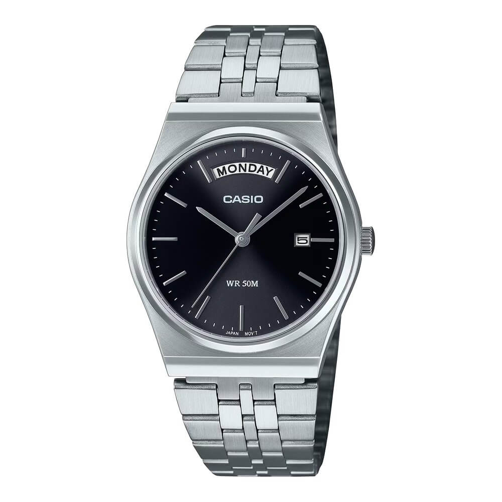 Casio Standard Day Date Chain Watch MTP-B146D-1AVDF
