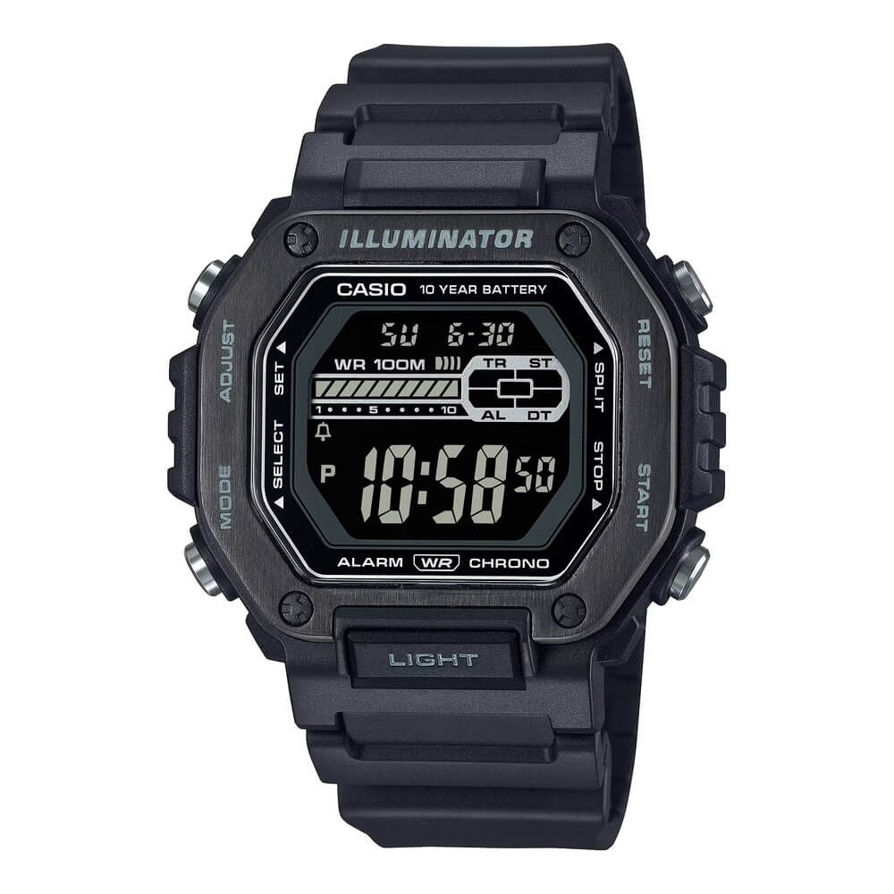 Casio MWD-110HB-1BVDF Illuminator Digital Men’s Resin Watch