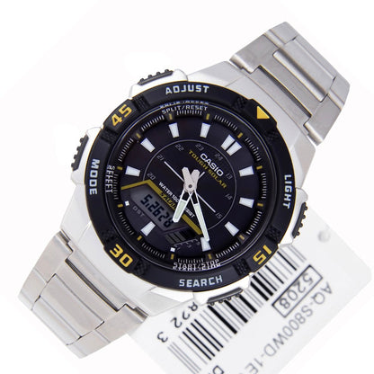 Casio Youth Tough Solar Dual Time Chain Watch AQ-S800WD-1EVDF