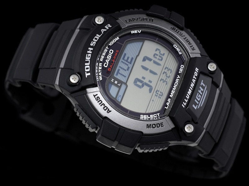 Casio Youth Tough Solar Digital Resin Belt Watch W-S220-1AVDF