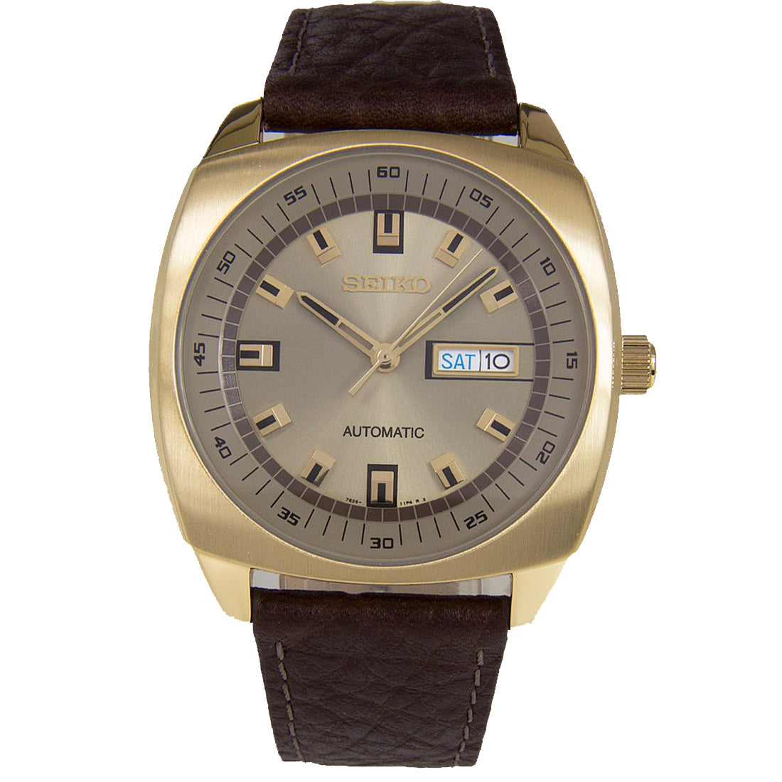 Seiko Automatic Day Date Belt Watch SNKN02K1 NAGRAM